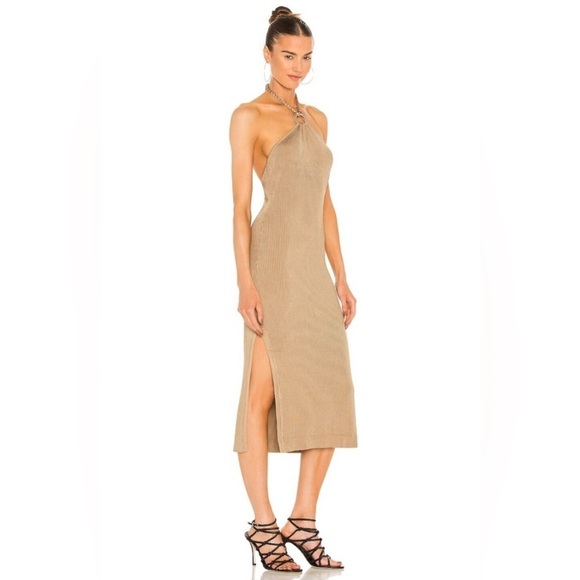 Michael Costello x REVOLVE Acerra Dress Gold - Picture 2 of 13